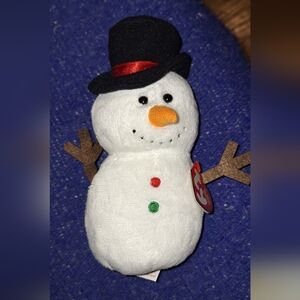 Ty Beanie Babies 2011 Twigs The Snowman 9" Toy Plush NWT